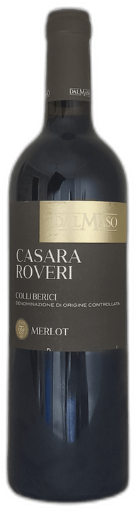 Garrafa de Merlot Casara Roveri DOC 2016